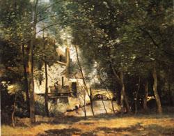 camille corot the mill of Saint-Nicolas-les-Arraz